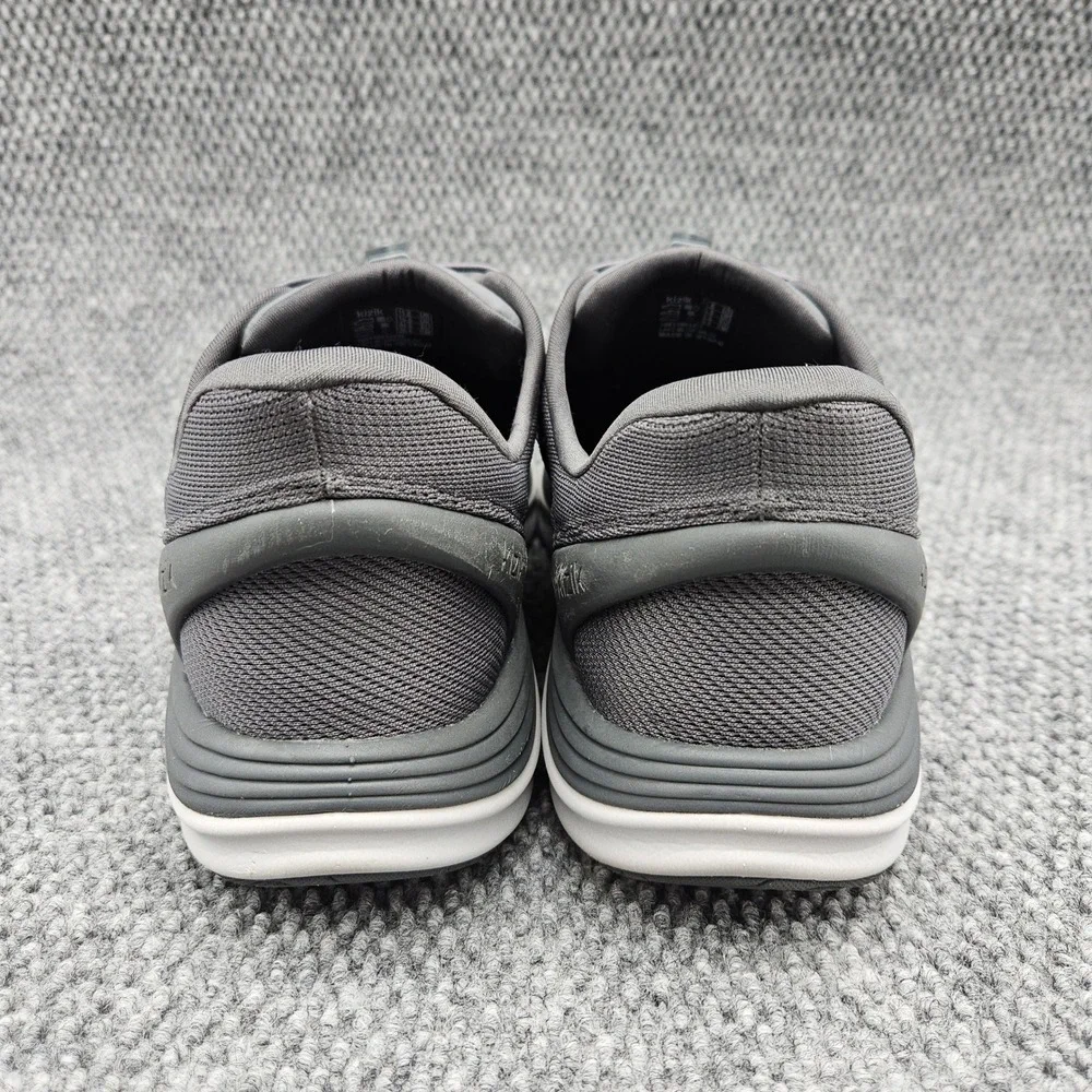 Kizik (Mens 11.5) Gray London Hands-Free Sneakers Step-In Athletic Comfort Shoes